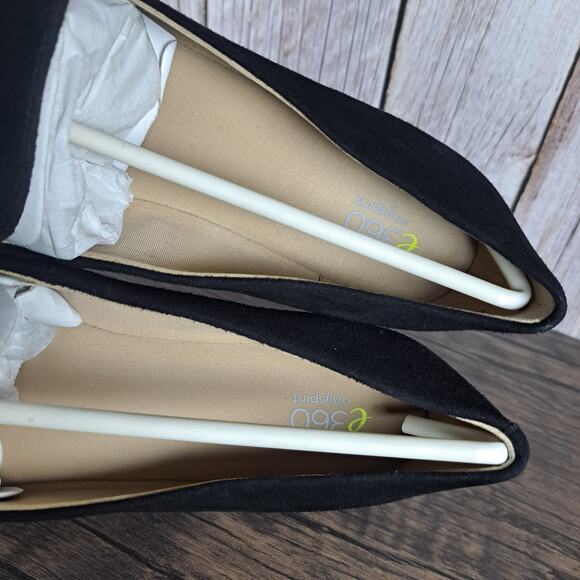 Easy Spirit E360 Esmargy Leather Suede Slip On Loafer Black Women's Sz 9.5 M - Picture 7 of 9